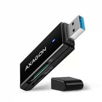 Kortinlukija Axagon CRE-S2N USB 3.2 Gen 1 Type-A musta