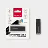 Kortinlukija Axagon CRE-S2N USB 3.2 Gen 1 Type-A musta