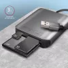 Axagon CRE-S3 ulkoinen USB-A 3.2 Gen 1 3 paikan & LUN SD/microSD/CF-kortinlukija USB 3.2 Gen 1 (3.1 Gen 1) Type-A harmaa