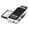 Axagon CRE-X1 ulkoinen 5 paikan kortinlukija, CF, CF Type II, MMC, MMC Mobile, MMCmicro, MS Duo, MS PRO, Memory Stick (MS), MicroDrive, MicroSD...,