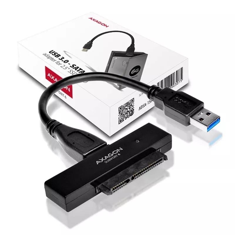 Axagon ADSA-1S6 USB 3.0 - 2,5 tuuman HDD SATA