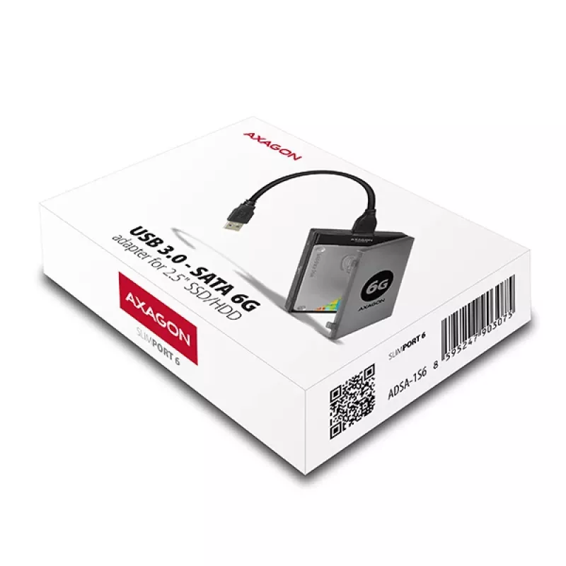 Axagon ADSA-1S6 USB 3.0 - 2,5 tuuman HDD SATA