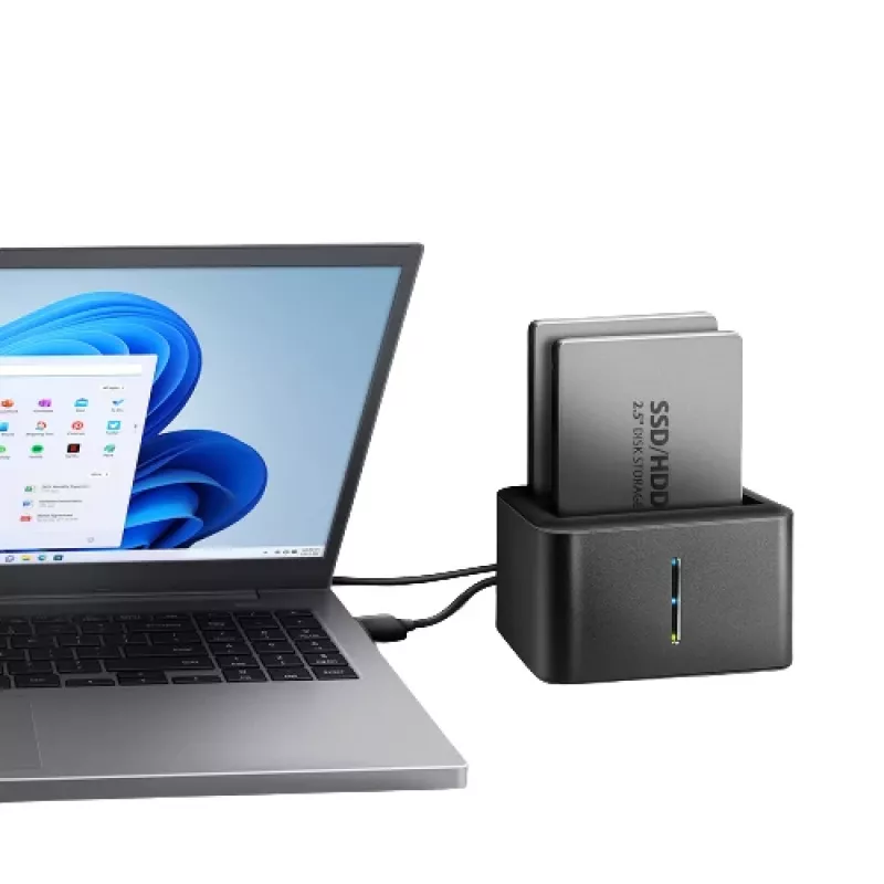Axagon ADSA-D25 SuperSpeed USB DUAL 2.5 tuuman SSD/HDD MINI-telakka