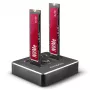 Axagon ADSA-M2C SuperSpeed USB-C 10Gbps Dual-M.2-NVMe-telakka