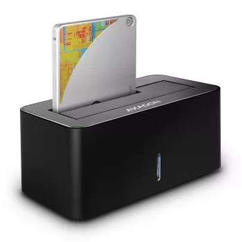AXAGON ADSA-SN - HDD - Hybrid - SSD - SATA - Serial ATA II - Serial ATA III - 2.5, 3.5 tuumaa - USB 3.2 Gen 1 (3.1 Gen 1) Type-A - 5 Gbit/s - musta