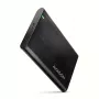 2,5 tuuman HDD/SSD-kotelo AXAGON EE25-A6C — SATA, USB 3.2 Gen 1 (Type-C & Type-A), alumiini, musta