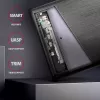 2,5 tuuman HDD/SSD-kotelo AXAGON EE25-A6C — SATA, USB 3.2 Gen 1 (Type-C & Type-A), alumiini, musta