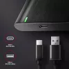 2,5 tuuman HDD/SSD-kotelo AXAGON EE25-A6C — SATA, USB 3.2 Gen 1 (Type-C & Type-A), alumiini, musta