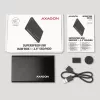 HDD/SSD-kotelo AXAGON EE25-A6M — 2,5 tuuman SATA, USB 3.2 Gen 1 (5 Gbit/s), Micro-USB B - USB Type-A, alumiini, musta