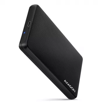 Axagon EE25-SLC ruuviton USB-C 3.2 Gen 1 - SATA 6G ulkoinen kotelo 2,5 tuuman SSD/HDD-asemille