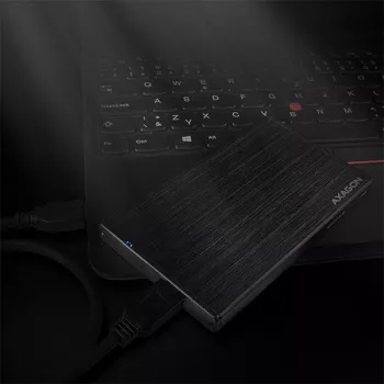Axagon EE25-XA6 kompakti alumiininen USB 3.2 Gen 1 - SATA 6G ulkoinen kotelo 2,5 tuuman SSD/HDD-asemille