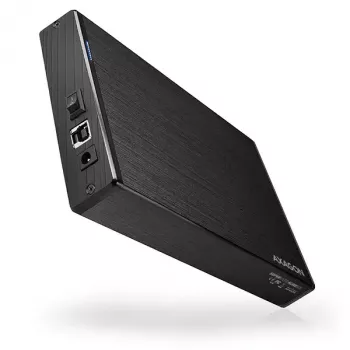 Axagon EE35-XA3 kompakti alumiininen USB 3.2 Gen 1 -ulkoinen SATA-kotelo 3,5 tuuman kiintolevyille