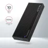 Axagon EEM2-GTR ulkoinen USB-C 3.2 Gen 2 metallikotelo M.2 NVMe SSD-asemille