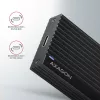 Axagon EEM2-GTR ulkoinen USB-C 3.2 Gen 2 metallikotelo M.2 NVMe SSD-asemille