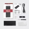 Axagon EEM2-GTR ulkoinen USB-C 3.2 Gen 2 metallikotelo M.2 NVMe SSD-asemille