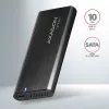 SSD-kotelo Axagon EEM2-SBC USB-C 3.2 Gen 2 musta M.2