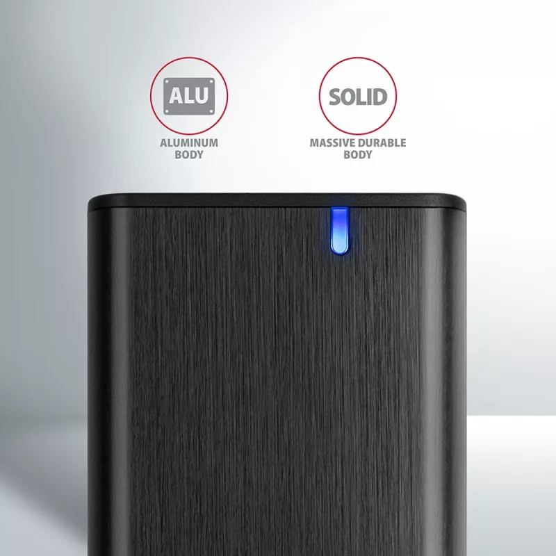 SSD-kotelo Axagon EEM2-SBC USB-C 3.2 Gen 2 musta M.2