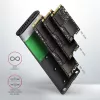 SSD-kotelo Axagon EEM2-SBC USB-C 3.2 Gen 2 musta M.2