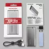 Axagon EEM2-SG2 SuperSpeed+ USB-C - M.2 NVMe & SATA SSD RAW-kotelo