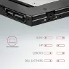 Axagon RSS-CD09 2,5 tuuman SSD/HDD-asennuskehys DVD-paikkaan 9,5 mm LED ALU-liitäntäkortit/adapterit sisäinen SATA