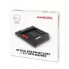 Axagon RSS-CD09 2,5 tuuman SSD/HDD-asennuskehys DVD-paikkaan 9,5 mm LED ALU-liitäntäkortit/adapterit sisäinen SATA