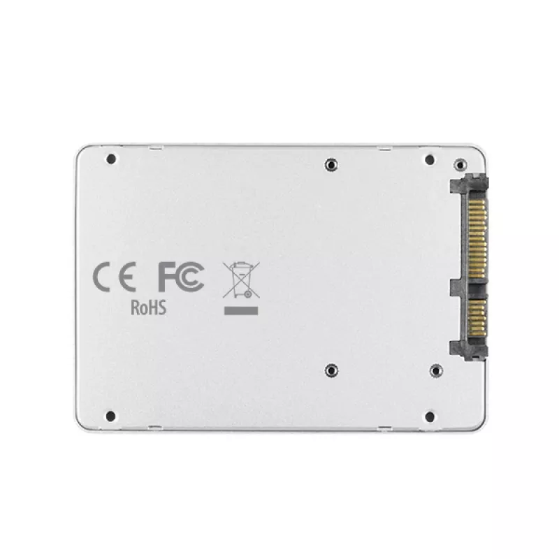 Axagon RSS-M2SD SATA - M.2 SATA SSD, sisäinen 2,5 tuuman ALU-kotelo, hopea