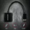 Videokaapeliadapteri Axagon RVD-VGN DisplayPort - VGA 0,16 m