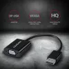 Videokaapeliadapteri Axagon RVD-VGN DisplayPort - VGA 0,16 m