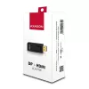 Kaapelin sukupuolenmuunnin Axagon RVD-HI DisplayPort - HDMI musta
