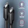 Axagon BUCM32-CM20AB SPEED+ USB-C USB 20Gbps/100W -kaapeli 2 m