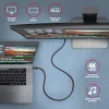 Axagon BUCM32-CM20AB SPEED+ USB-C USB 20Gbps/100W -kaapeli 2 m