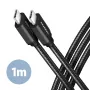 Axagon BUCM3-CM10AB SPEED USB-C <> USB-C 3.2 Gen 1 -kaapeli 1 m