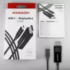 Axagon RVC-DPC USB-C -> DisplayPort -kaapeli 1,8 m 4K/60Hz