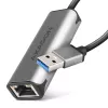 2.5 Gigabit Ethernet -adapteri AXAGON ADE-25R — USB Type-C, 10/100/1000/2500 Mbit, 5000 Mbit/s, alumiini, harmaa