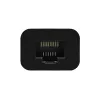 Axagon ADE-SR USB-A Gigabit Ethernet -adapteri, langallinen, USB, Ethernet, 1000 Mbit/s, musta