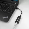 Axagon ADE-SR USB-A Gigabit Ethernet -adapteri, langallinen, USB, Ethernet, 1000 Mbit/s, musta