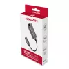 AXAGON USB 3.2 Gen 1 Type-A - Gigabit Ethernet -sovitin ADE-TR — 10/100/1000 Mbps, metalli titaaninharmaa, 5000 Mbit/s