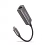 AXAGON ADE-TRC USB-C Gigabit Ethernet -sovitin, 10/100/1000, Titan Grey