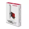 Axagon PCEE-G25 PCIe - 2.5 Gigabit Ethernet -sovitin Realtek 8125, PXE, SP & LP