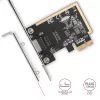 Axagon PCEE-GRF PCIe - Gigabit Ethernet -sovitin Realtek 8111F, sis. SP & LP