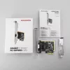 Axagon PCEE-GRF PCIe - Gigabit Ethernet -sovitin Realtek 8111F, sis. SP & LP