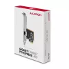 Axagon PCEE-GRF PCIe - Gigabit Ethernet -sovitin Realtek 8111F, sis. SP & LP