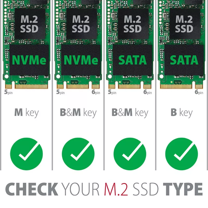 Axagon PCEM2-D PCIe x4 - M.2 NVMe M-Key + SATA B-Key -paikkasovitin, SP & LP