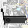 Axagon PCEM2-DC PCIe x4 - M.2 NVMe M-Key + SATA B-Key -paikkasovitin jäähdyttimellä, SP & LP