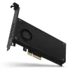 Axagon PCEM2-DC PCIe x4 - M.2 NVMe M-Key + SATA B-Key -paikkasovitin jäähdyttimellä, SP & LP