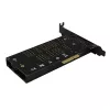 Axagon PCEM2-DC PCIe x4 - M.2 NVMe M-Key + SATA B-Key -paikkasovitin jäähdyttimellä, SP & LP