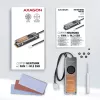 Axagon CLR-M2FAN kuparijäähdytyssiili tuulettimella yksipuolisille ja kaksipuolisille M.2-SSD-asemille, koko 2280, korkeus 13 mm.