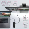 Axagon HMC-6GL USB 3.2 Gen 1 -keskitin, 3x USB-A, HDMI 4K/30Hz, RJ-45, PD 100W, 20 cm USB-C-kaapeli