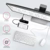 Axagon HMC-6GL USB 3.2 Gen 1 -keskitin, 3x USB-A, HDMI 4K/30Hz, RJ-45, PD 100W, 20 cm USB-C-kaapeli