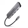 Axagon HMC-5 USB 3.2 Gen 1 -keskitin, 2x USB-A, HDMI, SD/microSD, PD 100W, 20 cm USB-C-kaapeli